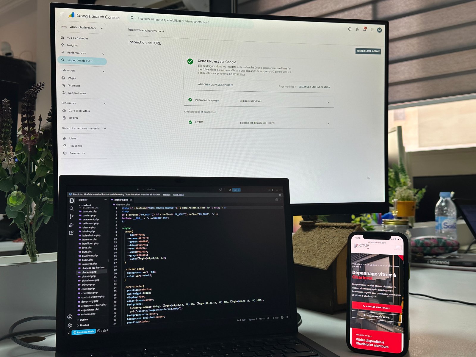 site création web – parcours client mobile au Maroc